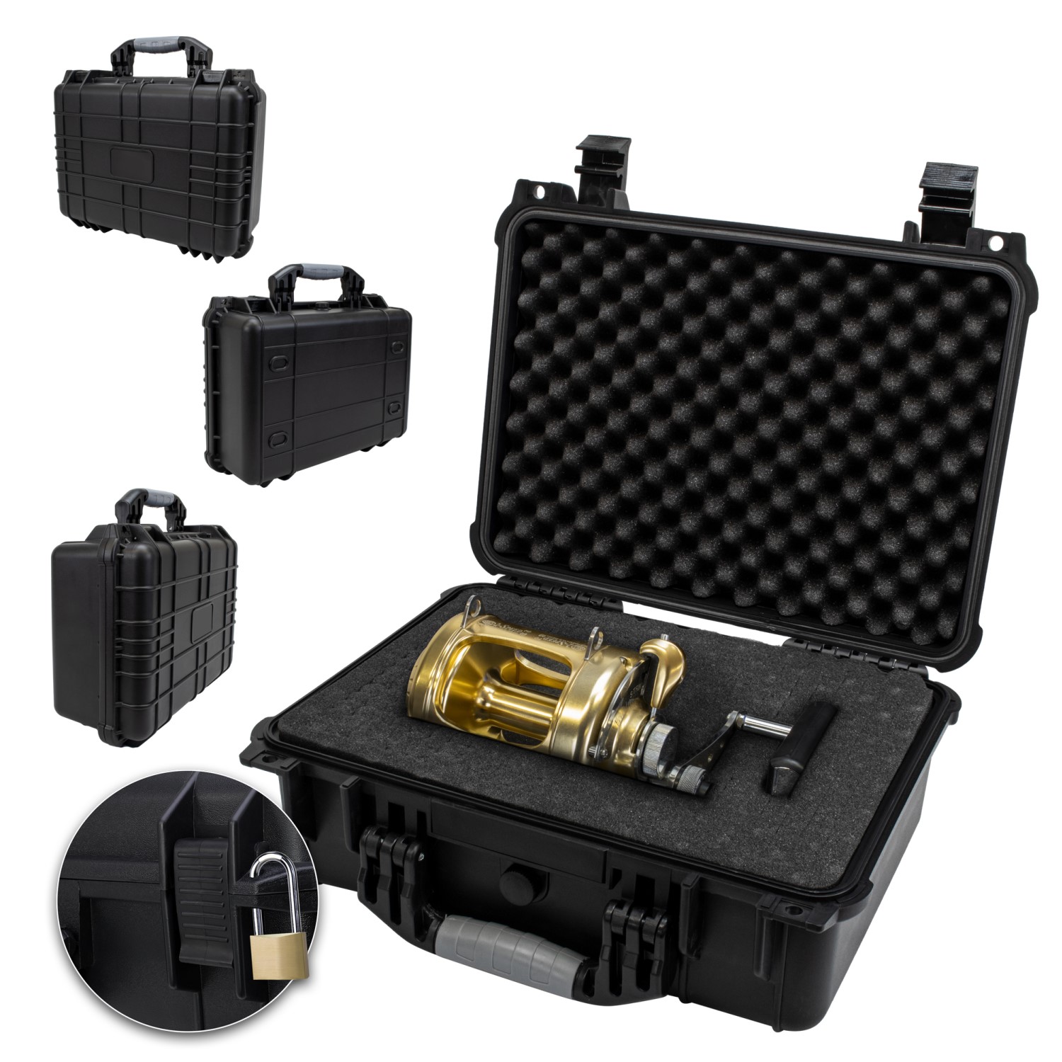 Fatbox® VS43 Schutzkoffer Elektronik Fotokoffer Kamera wasserdicht 420x330x175mm