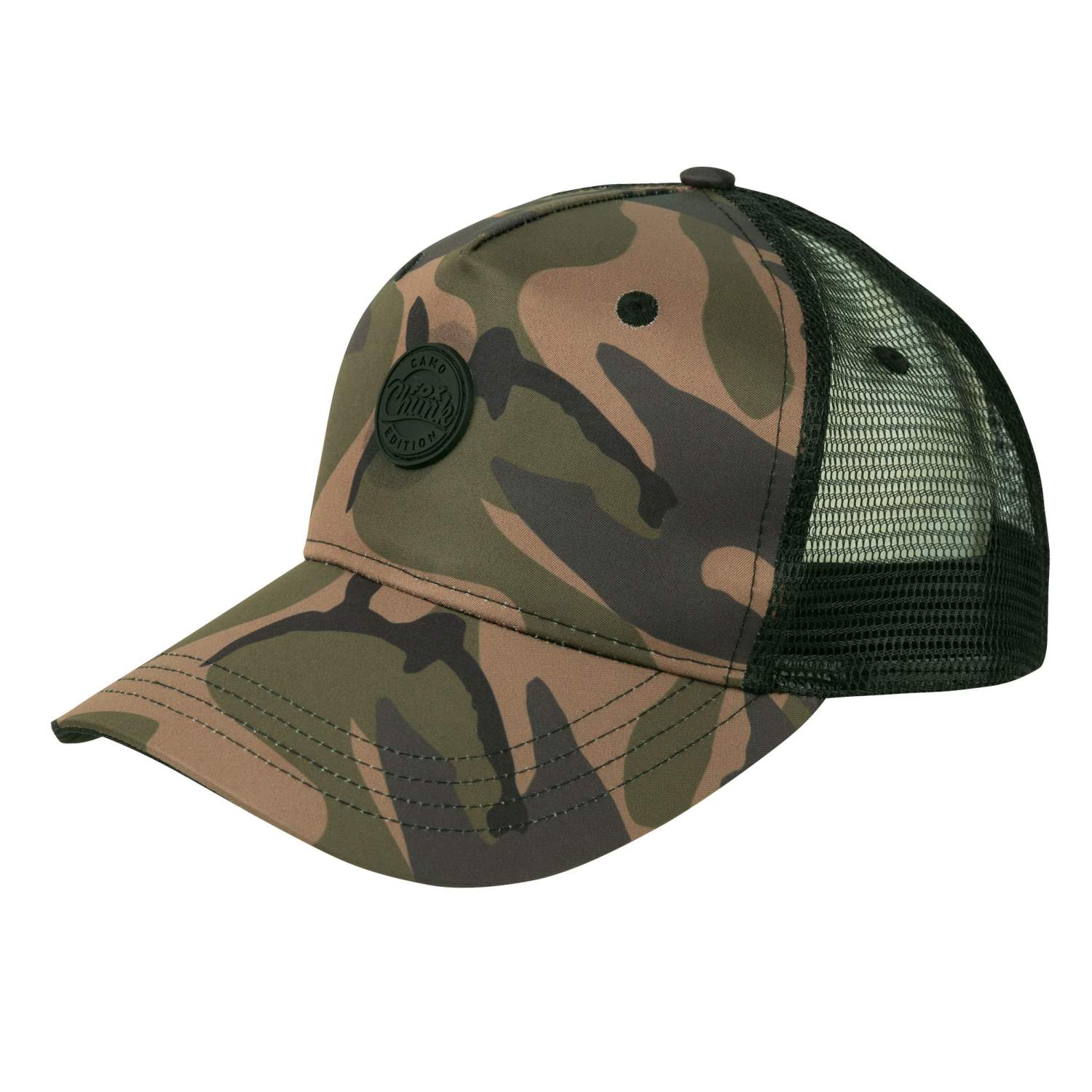 T-shirt De Pêche Homme FOX CHUNK – Taille L, Marron/camo, Coton, Occasion