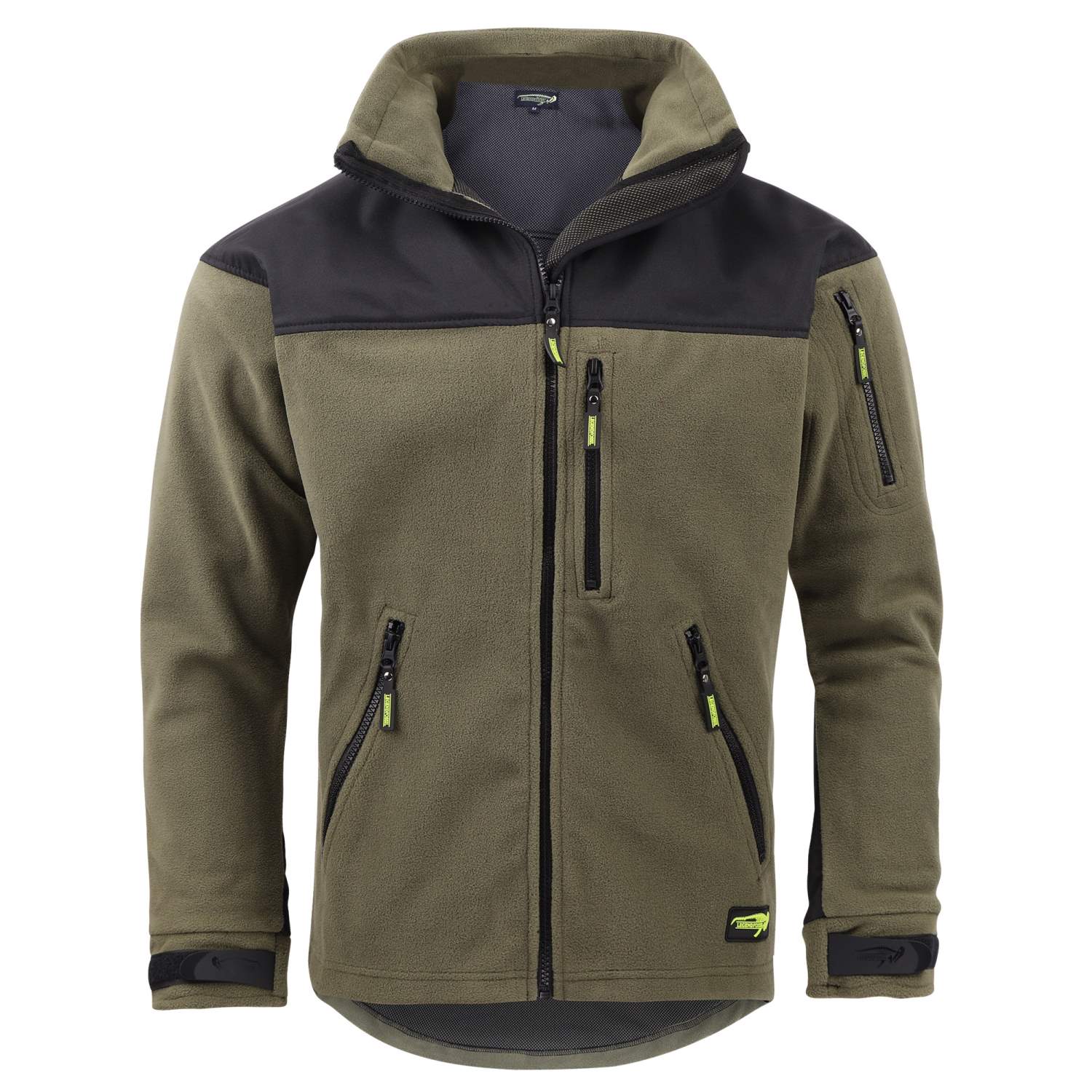 Legendfossil Fleece Jacket Outdoor Jacke Angel Jagd Sport Freizeit grün schwarz - Bild 3 von 21