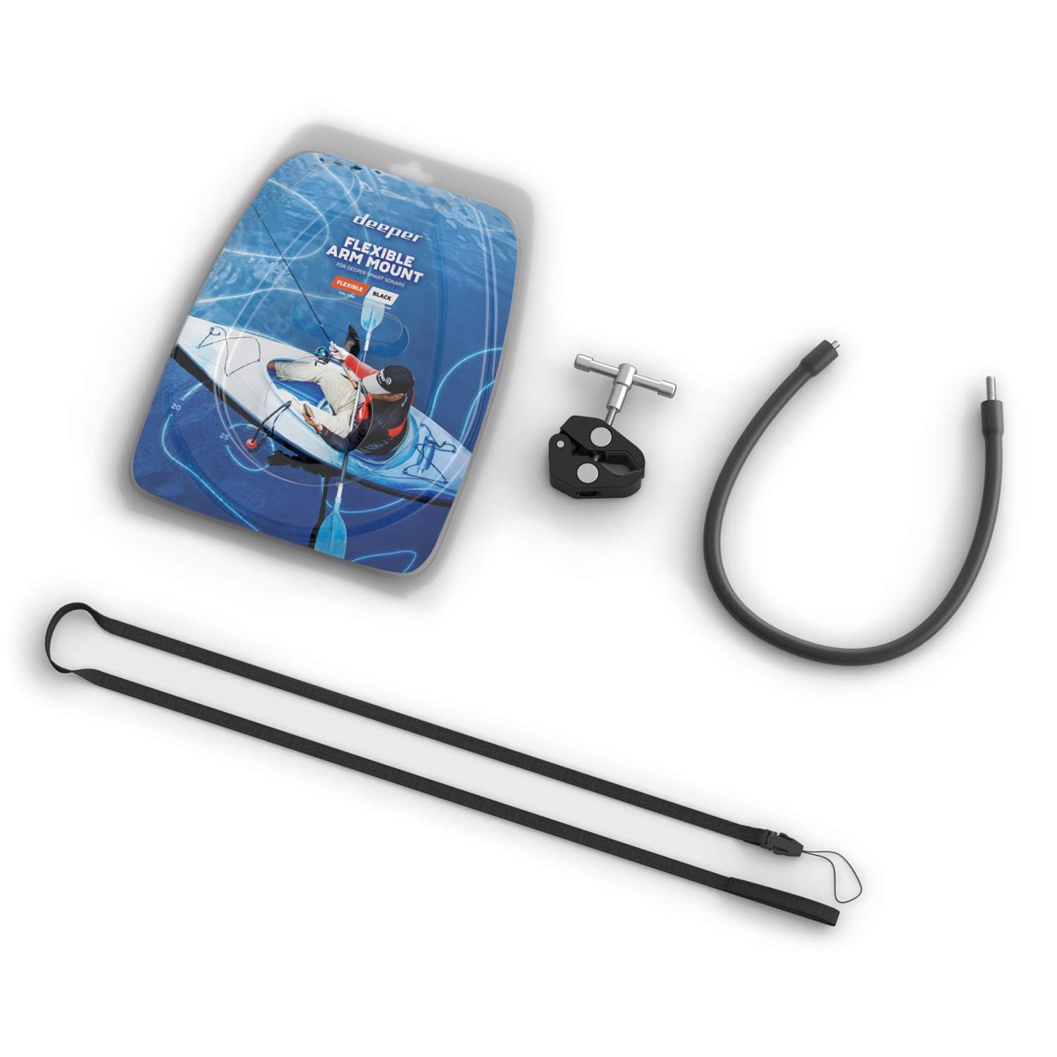 Deeper Flexible Arm Mount 2.0 für Deeper Smart Sonar Geberstange Deeper