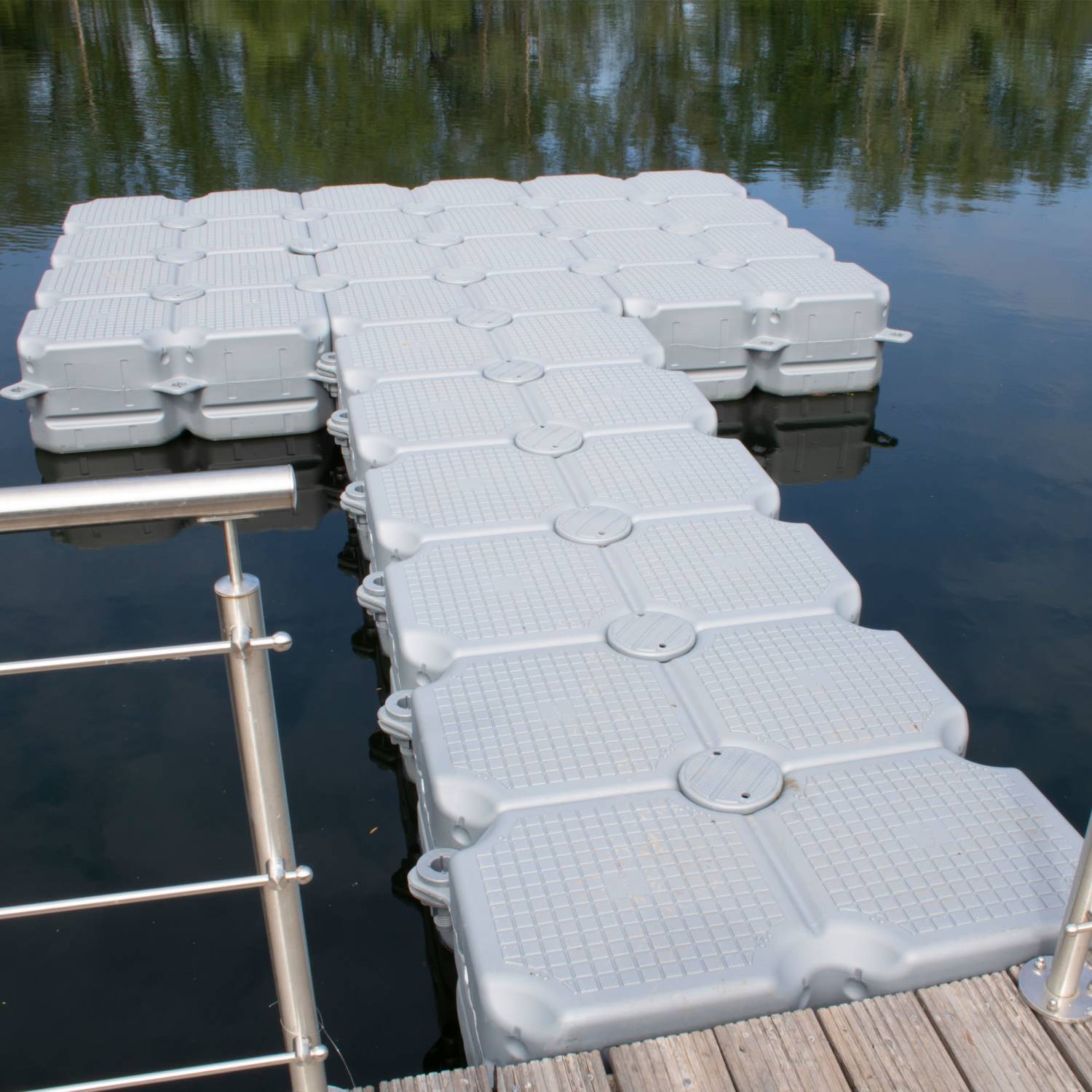 Waterside Schwimm Ponton Plattform 2x1 Meter