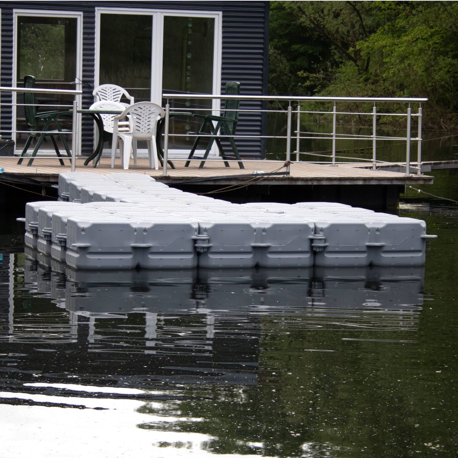 Waterside Schwimm Ponton doppelt 100x50x40 cm 100x50x40 cm