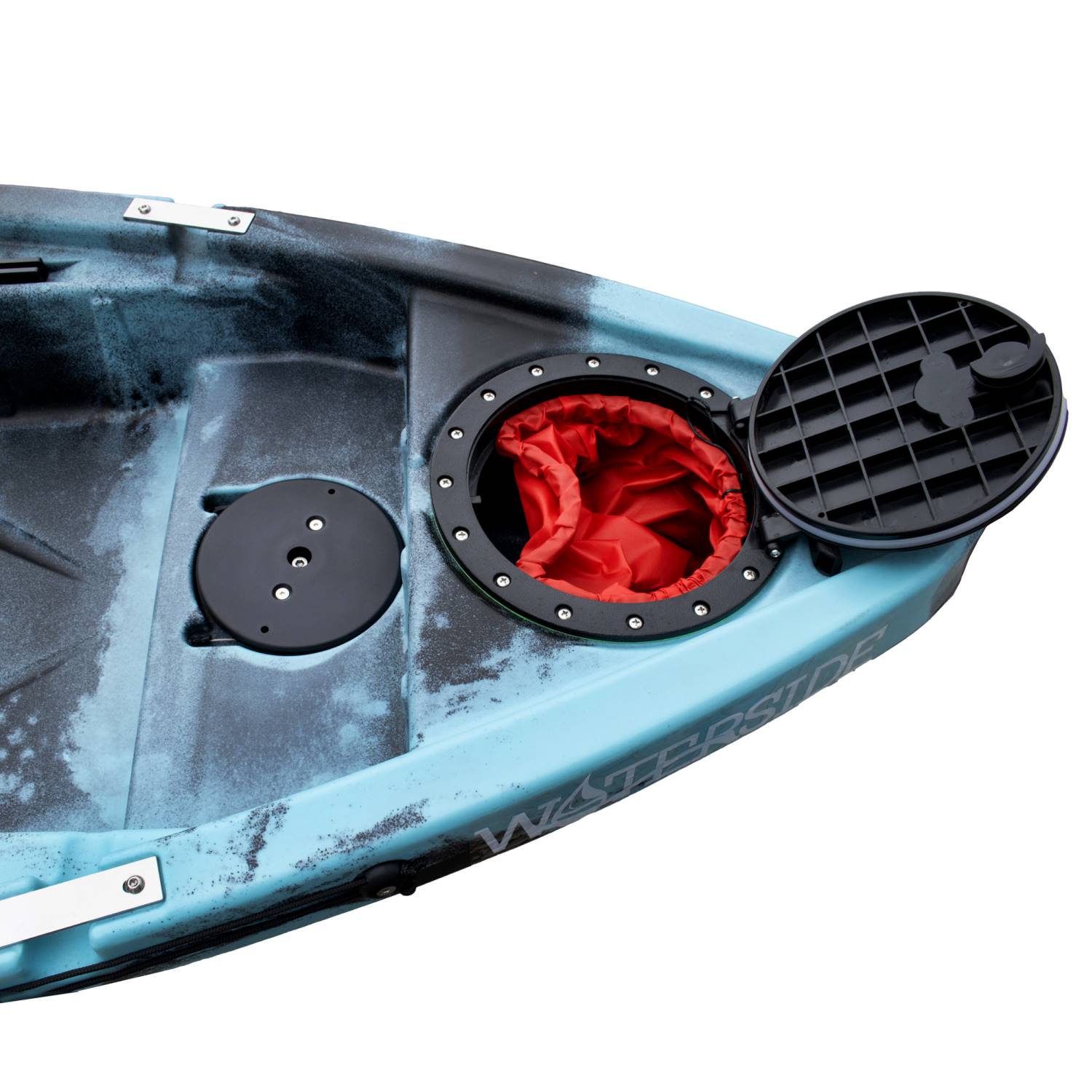 2x Wasserfahrzeuge Fußpedal Kajak Kanu Angeln Boot Ruder Pedal Fußsteuerung 