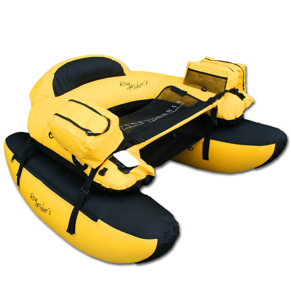 Kinetic Admiral Float Tube - Belly Boat, bateau avec rames, pompe et