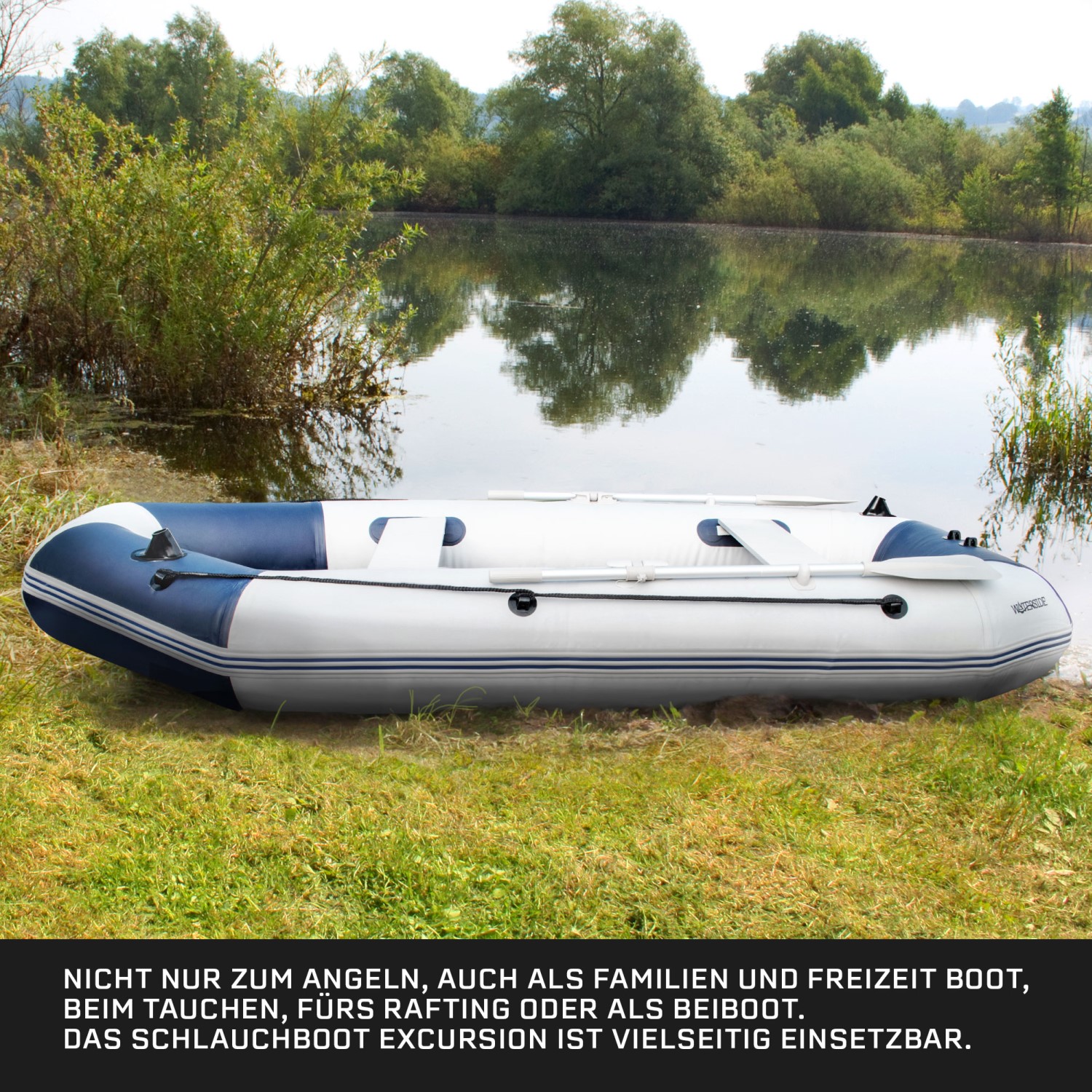 Waterside Schlauchboot Excursion Angelboot Schlauchboot Karpfenboot Badeboot