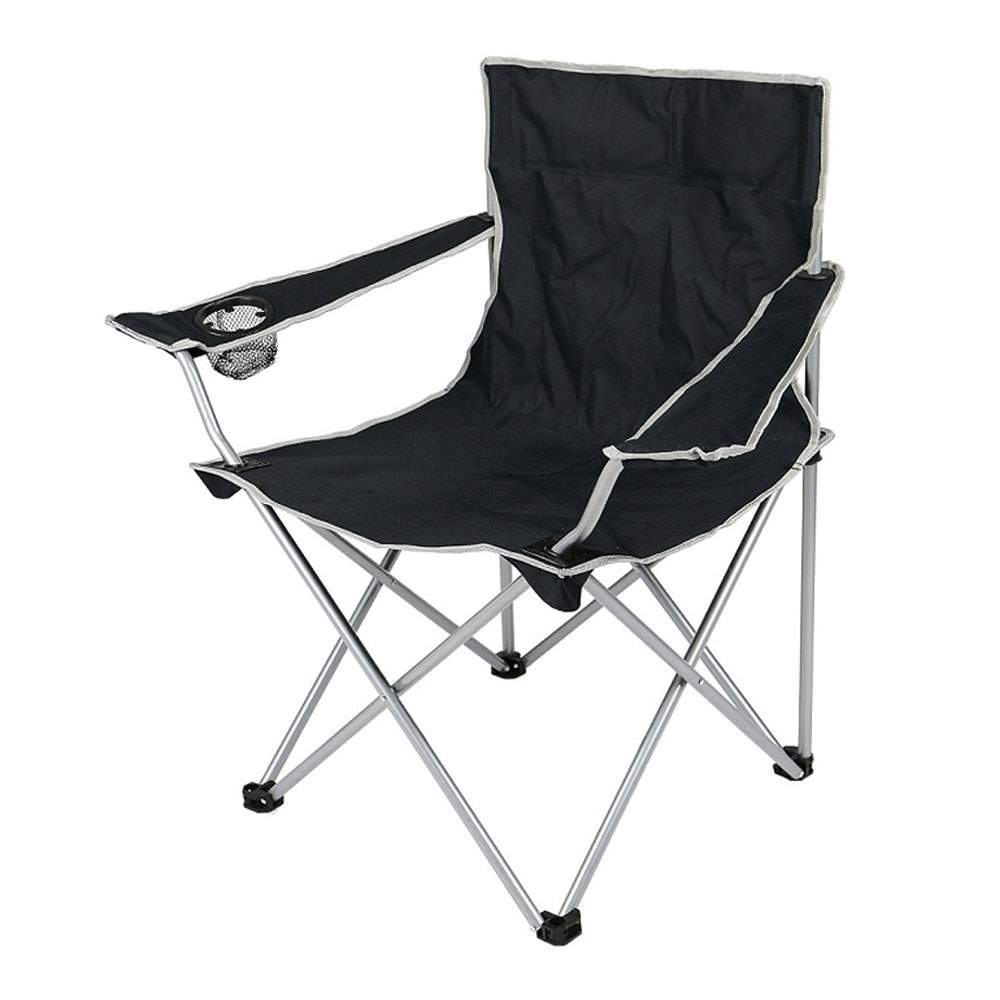 Explorer Camping Faltstuhl Faltsessel schwarz 85x43x80cm