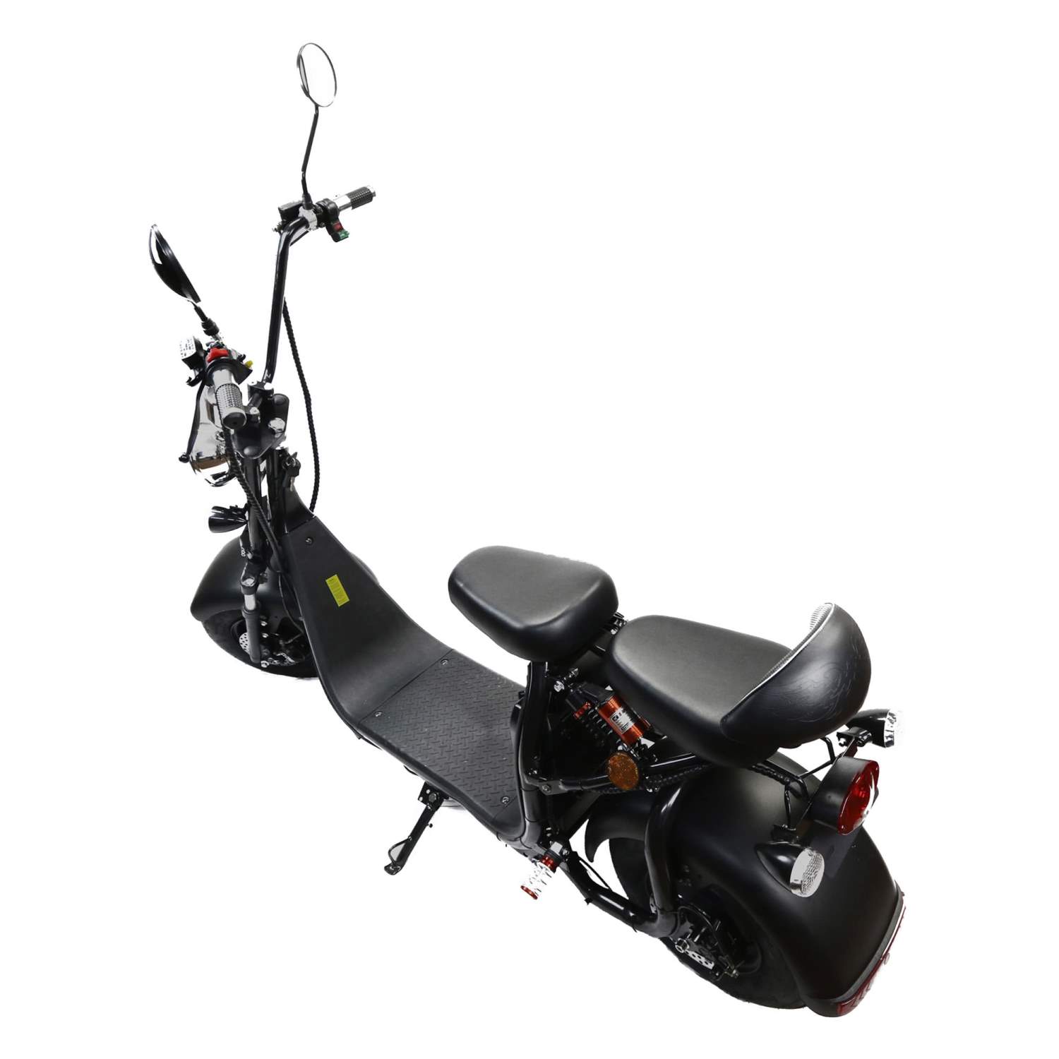 Elektro Scooter 2Sitzer, Matt Black schwarz Elektro Scooter 2Sitzer, Matt Black schwarz