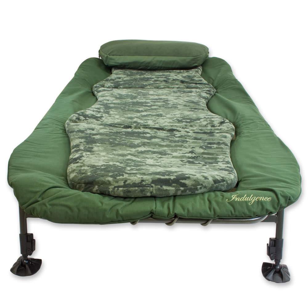 Nash Indulgence Wide Boy Bedchair, 12,7kg 200x95/ 3036 oliv