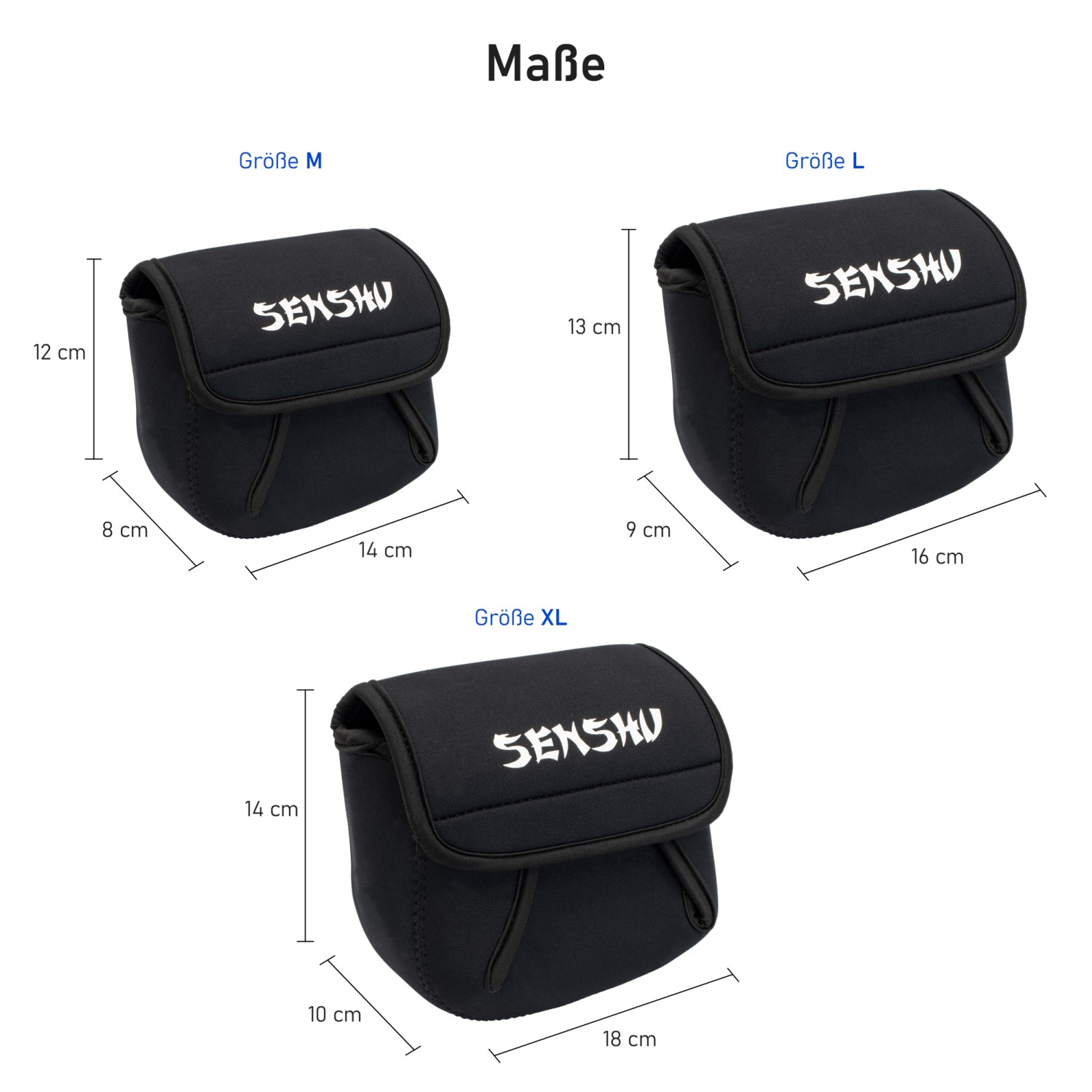 Senshu Protection Neopren Rollentasche für Stationärrollen Rollentransport - Produktbild 5