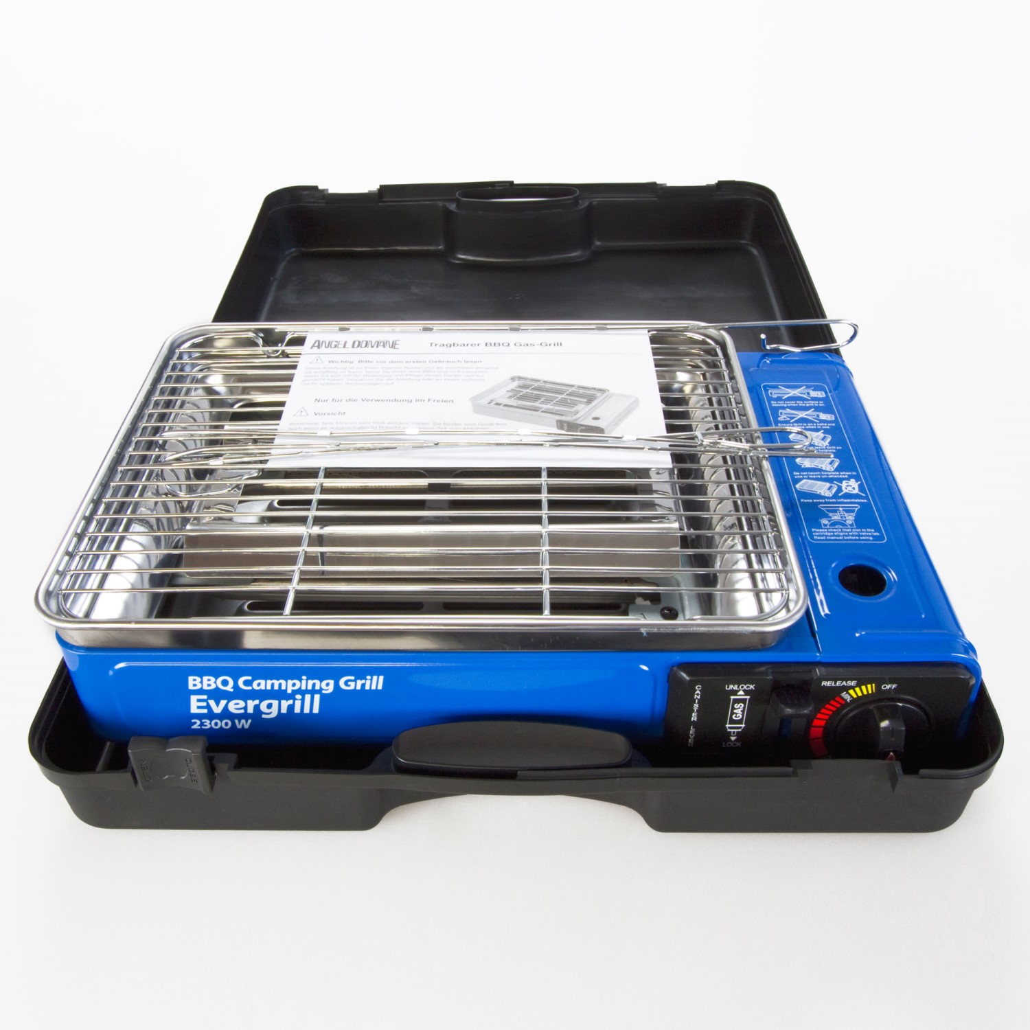 Butangas Camping Grill Evergrill inkl. 8 Kartuschen (MSF1A)