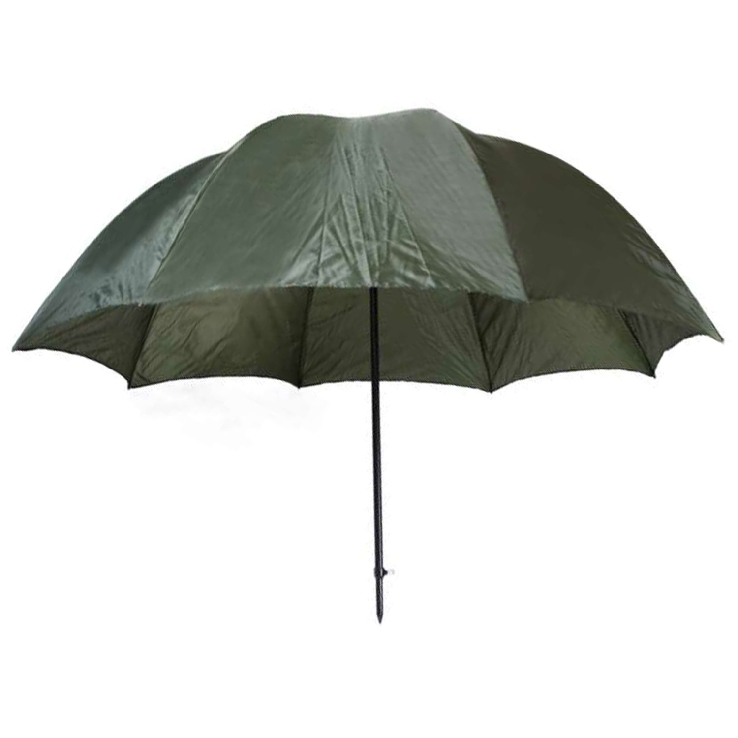 NGH.Shop Angelschirm XXL 225 Cm – Nylon-Schirm Verstellbar Mit Kippfunktion, Grün