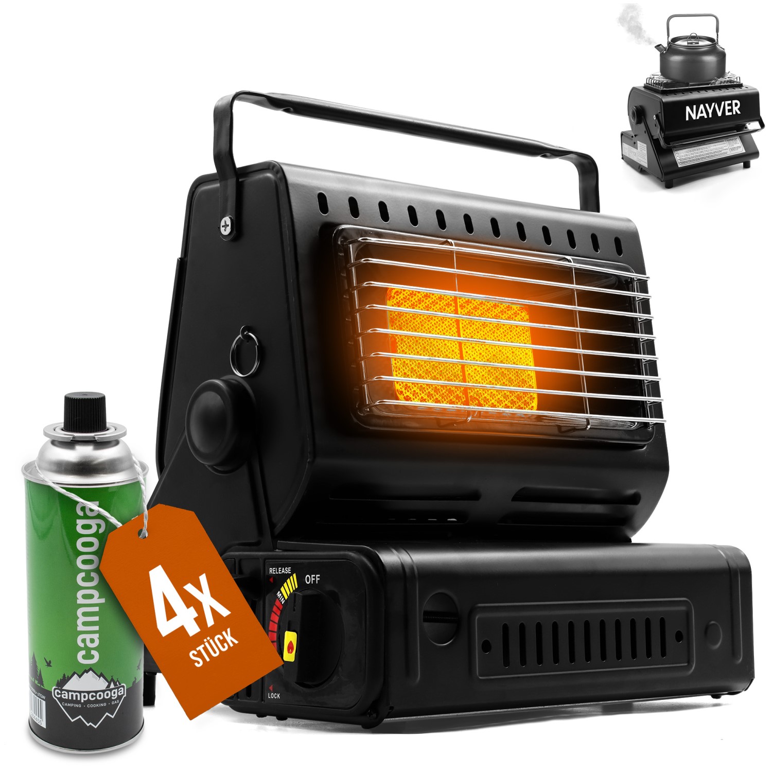 Angel Domäne Butangas Camping Heizung Everheat 115 Produktbild-Vorschau 2