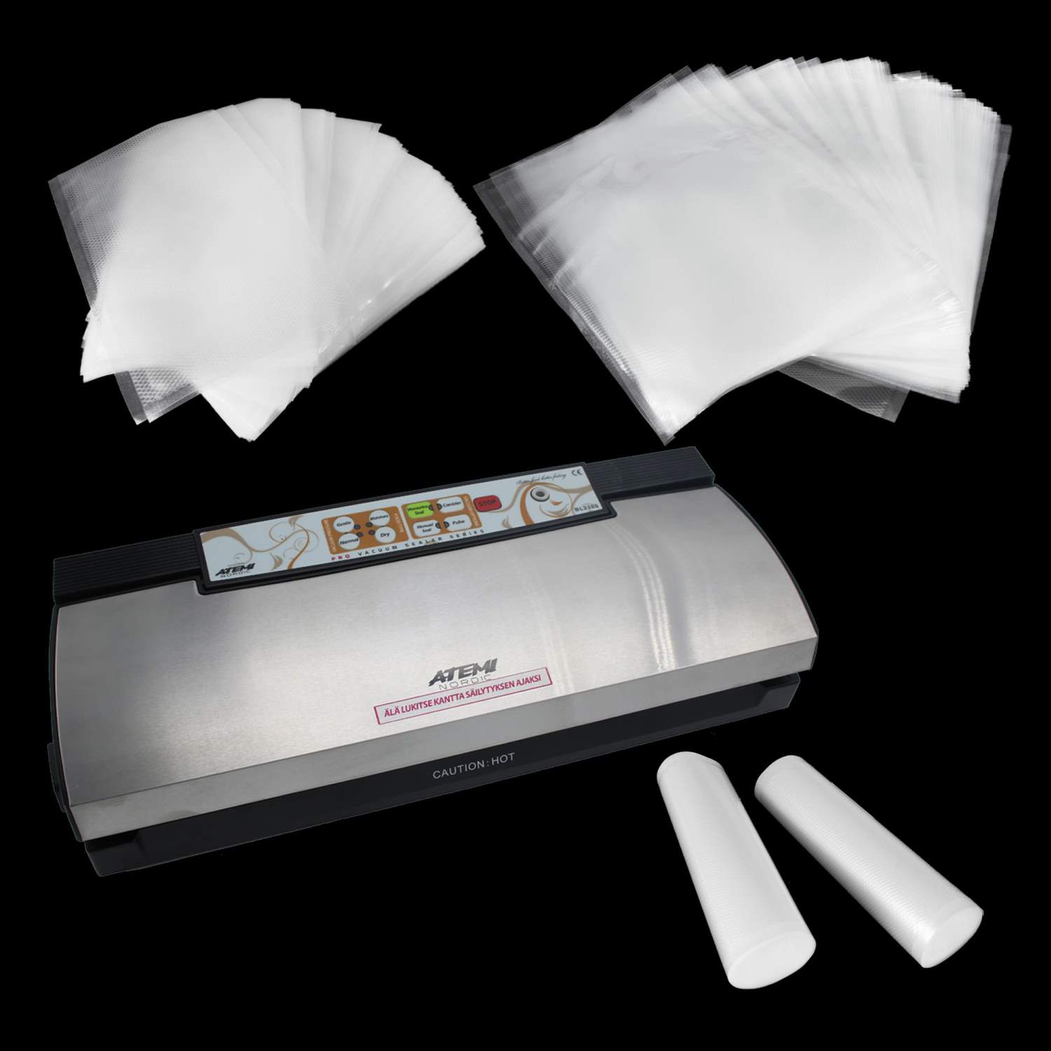 FreshGuard Vakuumierer Set – Elektrischer Vakuumierer Für Gläser, 1-Knopf-Bedienung, Inkl. 10 Deckel, Kabellos