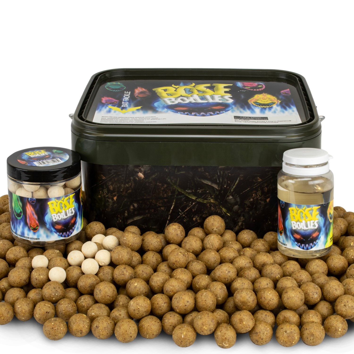 Black Base Pellets 20mm 5kg - Karpfenfutter Im Eime Produktbild-Vorschau 2