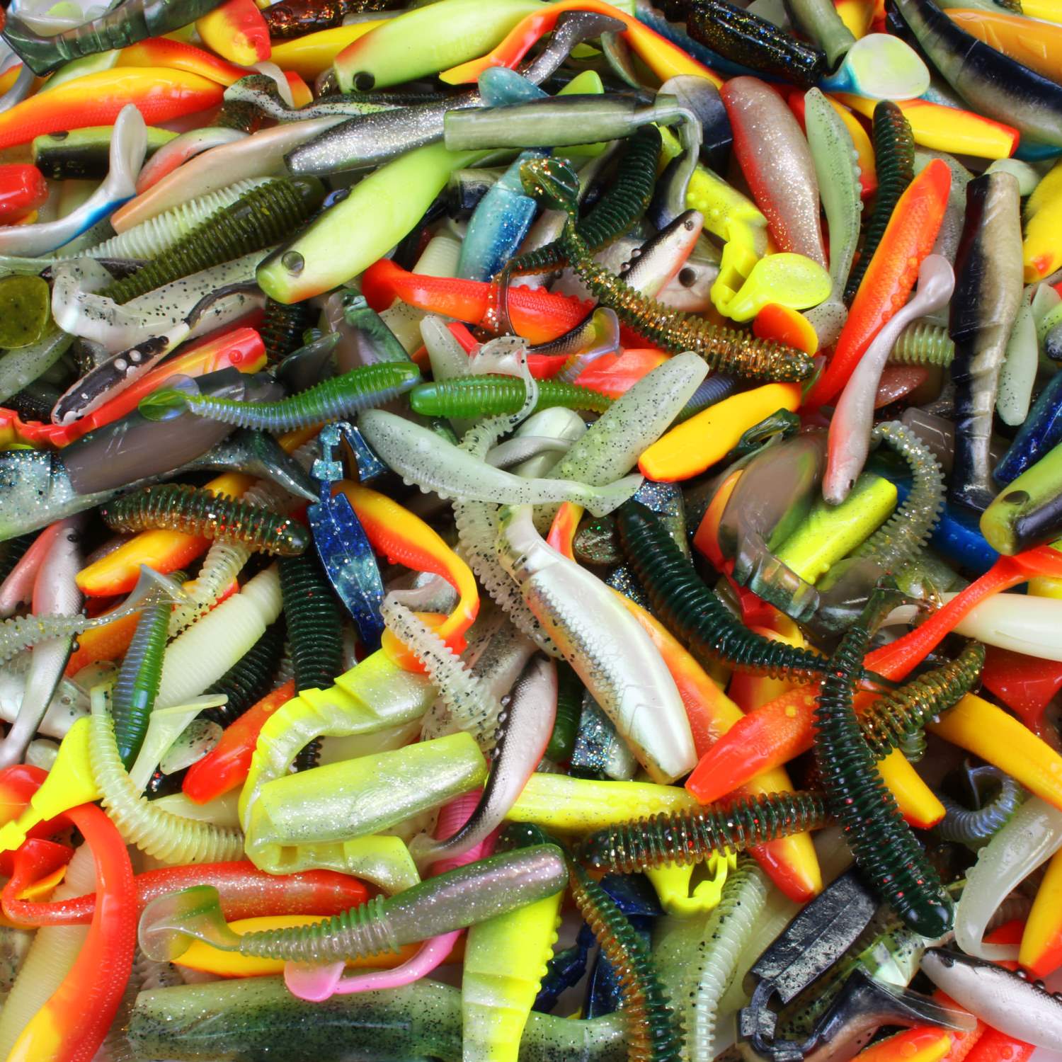 Wild Devil Baits Action Shad Set - 5 Fertig Montierte Gummifische Mit Jighaken | Für Zander, Barsch, Hecht