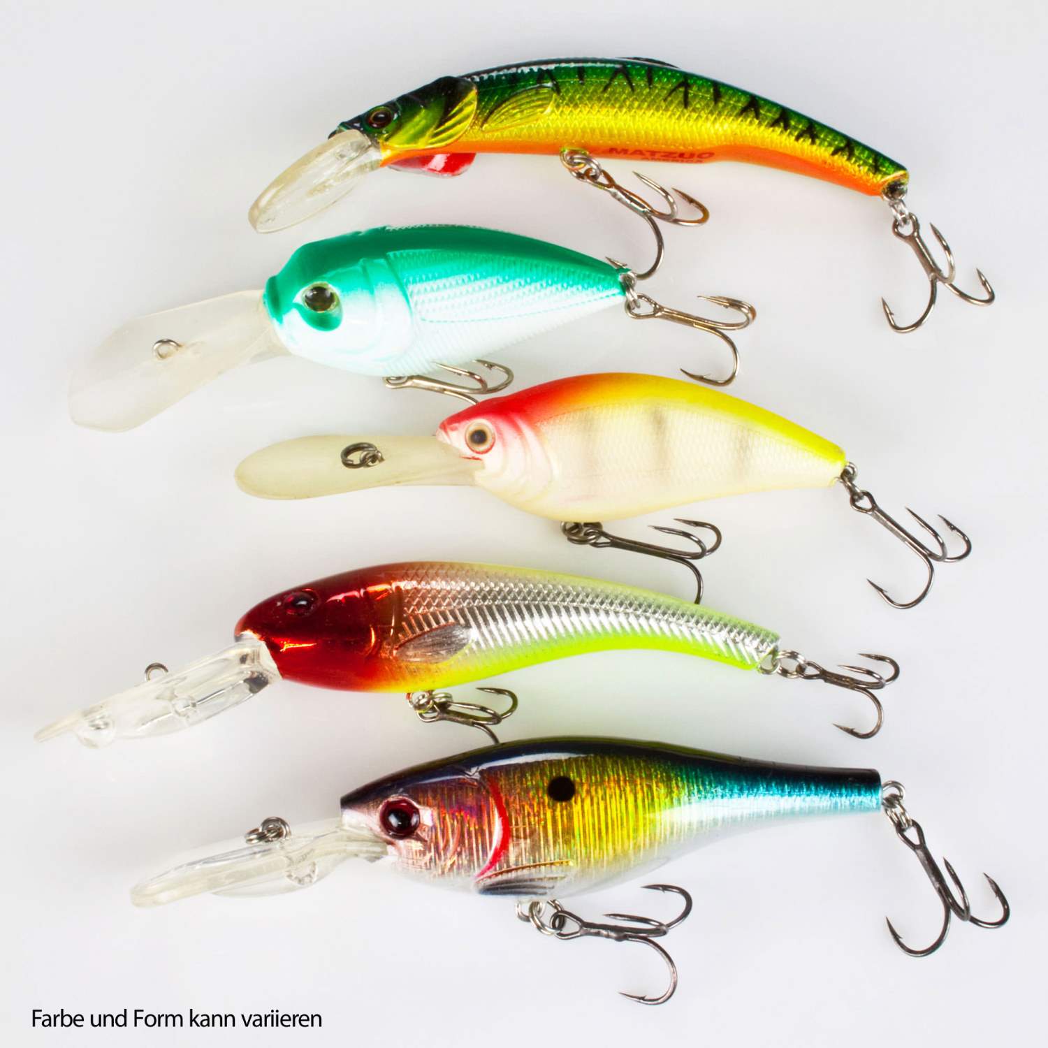 5x WOBBLER CRANK FROG/FROSCH FLOATING GUMMIFISCH KÖDER 55 MM mit Kasten KIT 5x WOBBLER CRANK FROG/FROSCH FLOATING GUMMIFISCH KÖDER 55 MM mit Kasten KIT