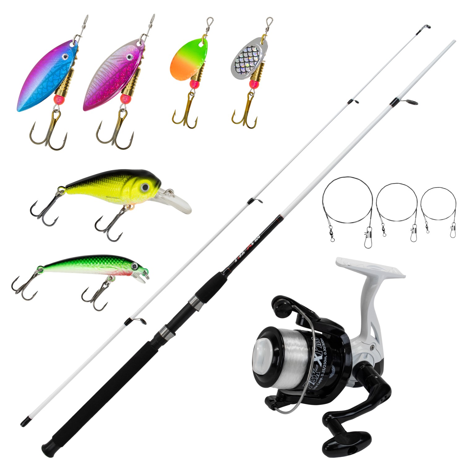 FishXPro Spin Set Pro SpinnangelSet 2,10m