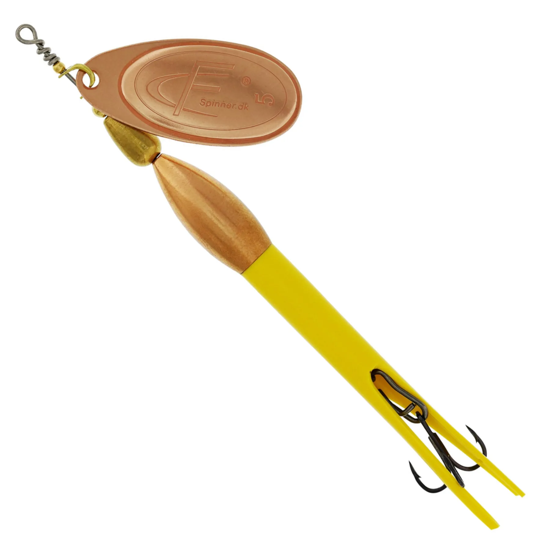 Westin FC Bullet - Spinner Flouro Yellow/Copper Blade - 35g - #5 - 1 Stück