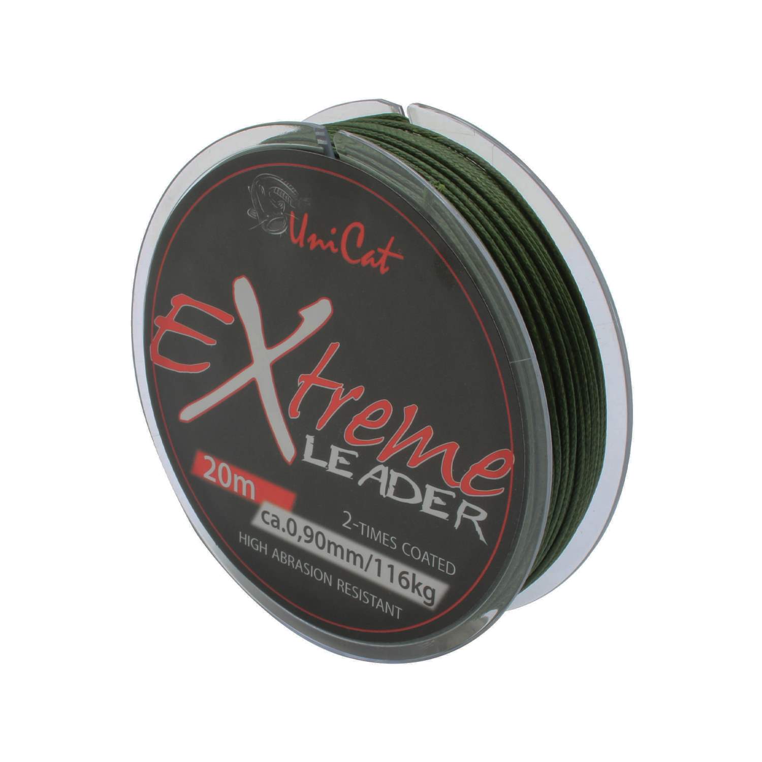 Madcat Power Leader Wallervorfach 15m - Geflochtene Wels Schnur 1,00mm / 100kg Tragkraft