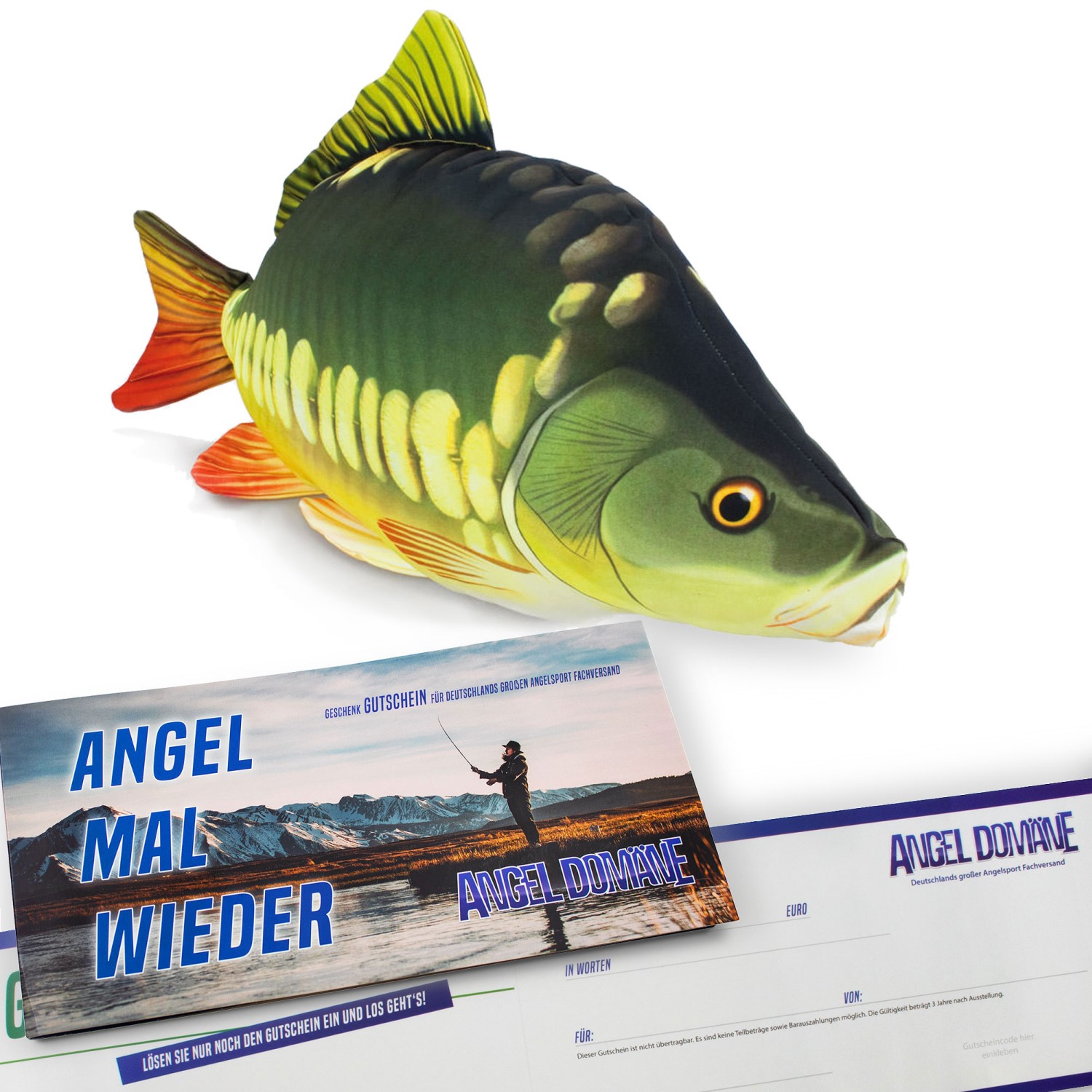 50 Gutschein Karpfen Kuscheltier Fisch 