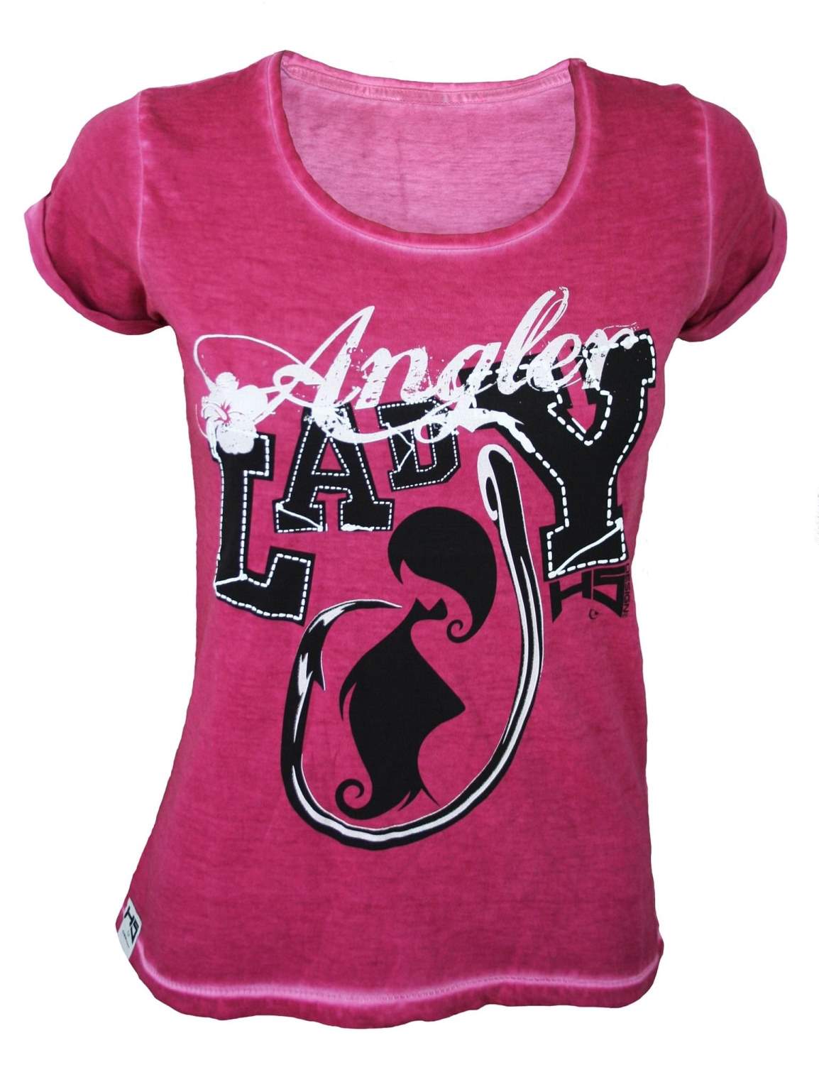 Angelshirt für Frauen Hotspot Design Kollektion Lady Angler T-Shirt 