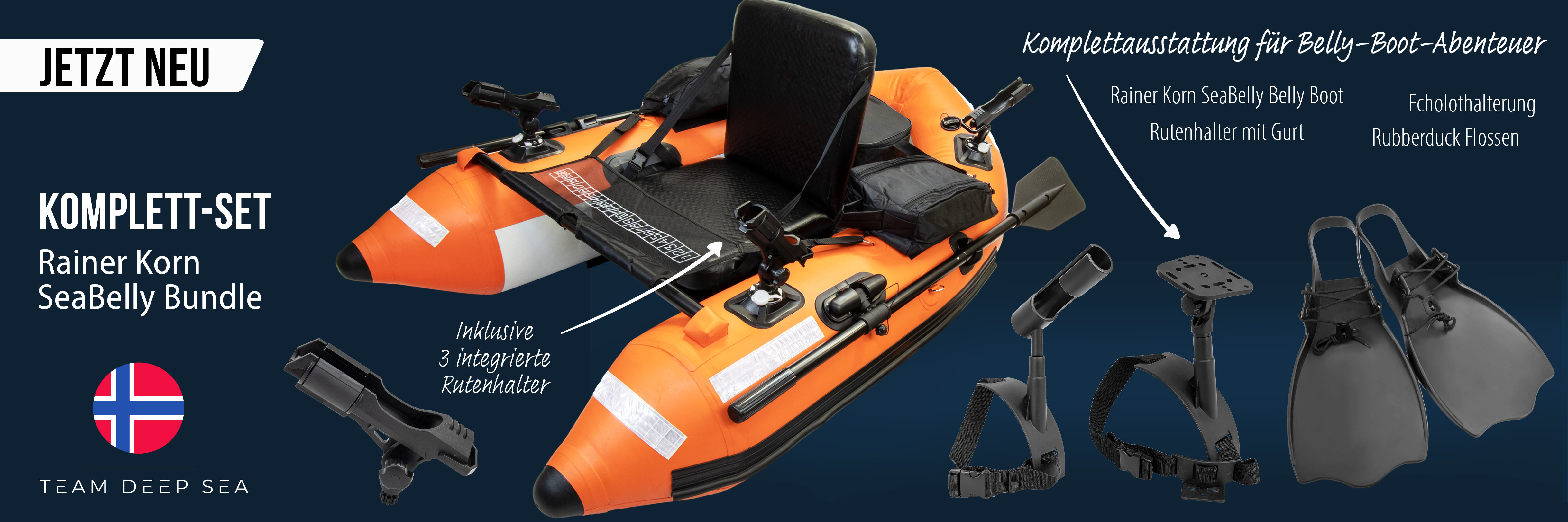 Team Deep Sea Rainer Korn SeaBelly Bundle - Bellybootset