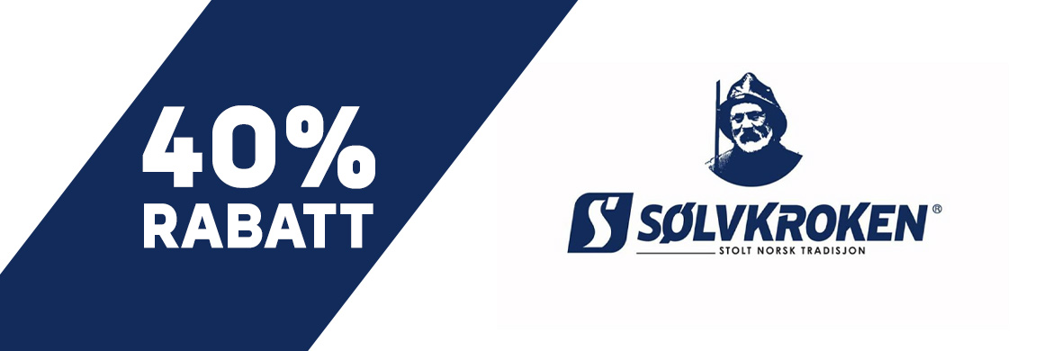 Sölvkroken 40 % reduziert!