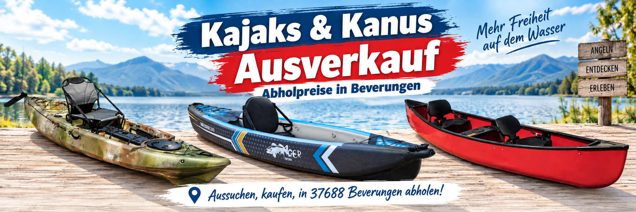 Kanu- & Kajak-Ausverkauf