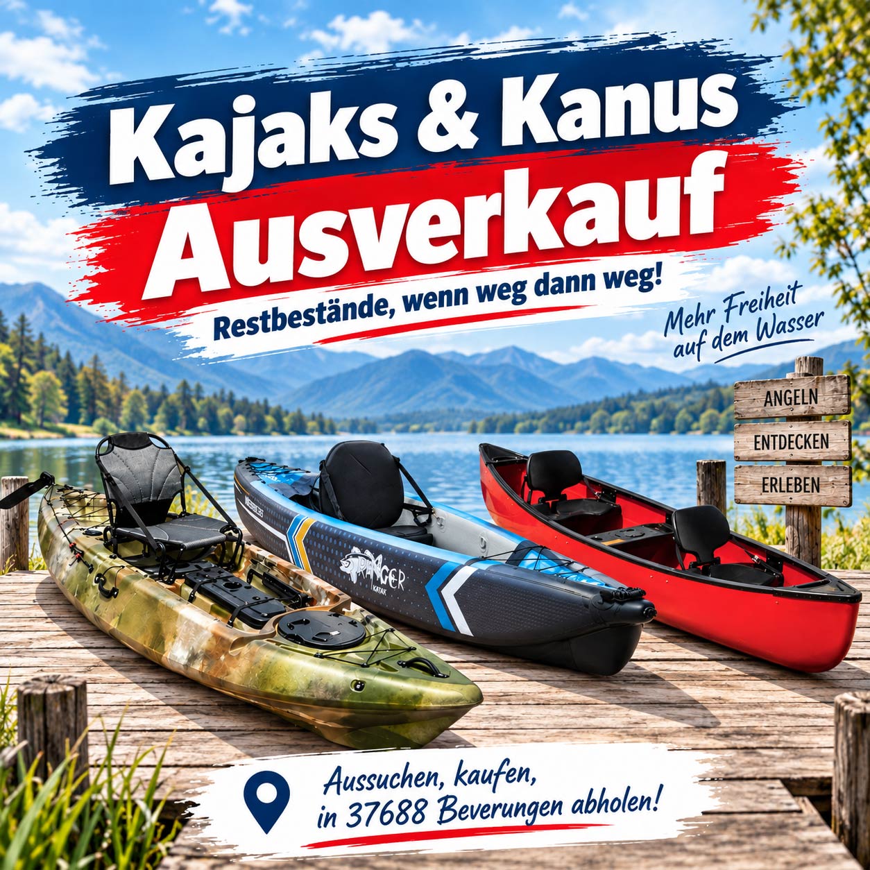 Kanu- & Kajak-Ausverkauf