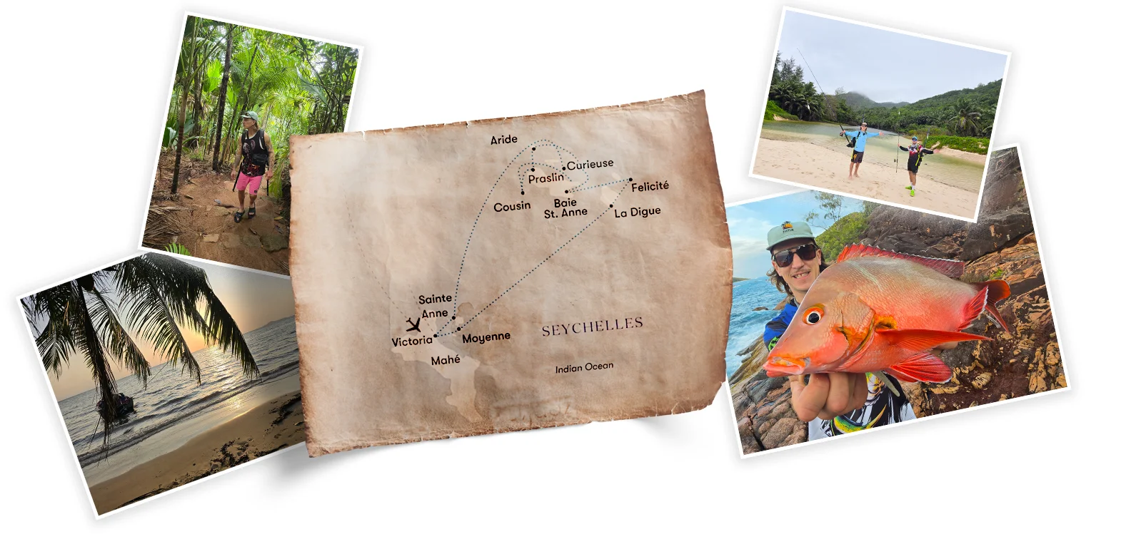 Von Insel zu Insel: Mahé, Praslin, La Digue und die Flachwasserspots dazwischen
