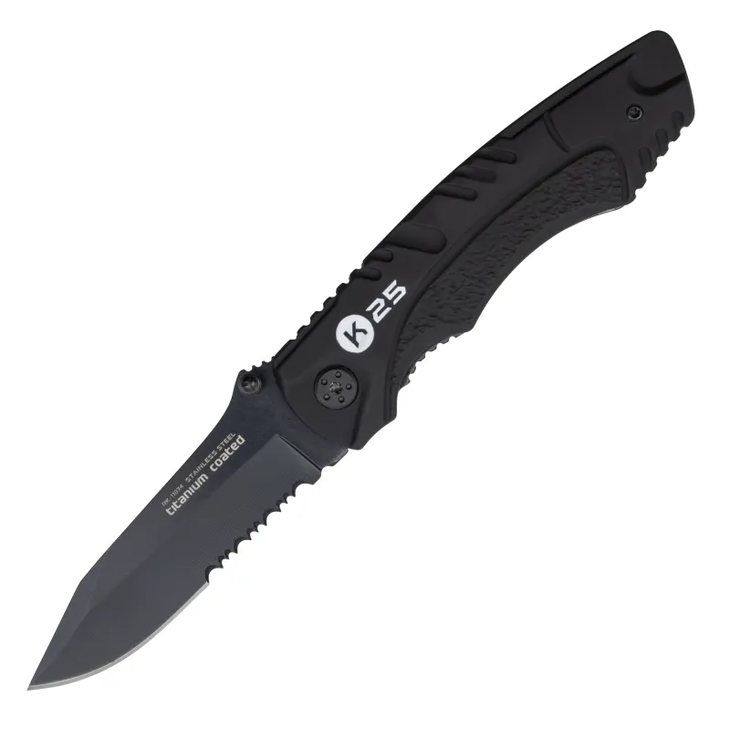 Albainox K25 Black Coated Klappmesser