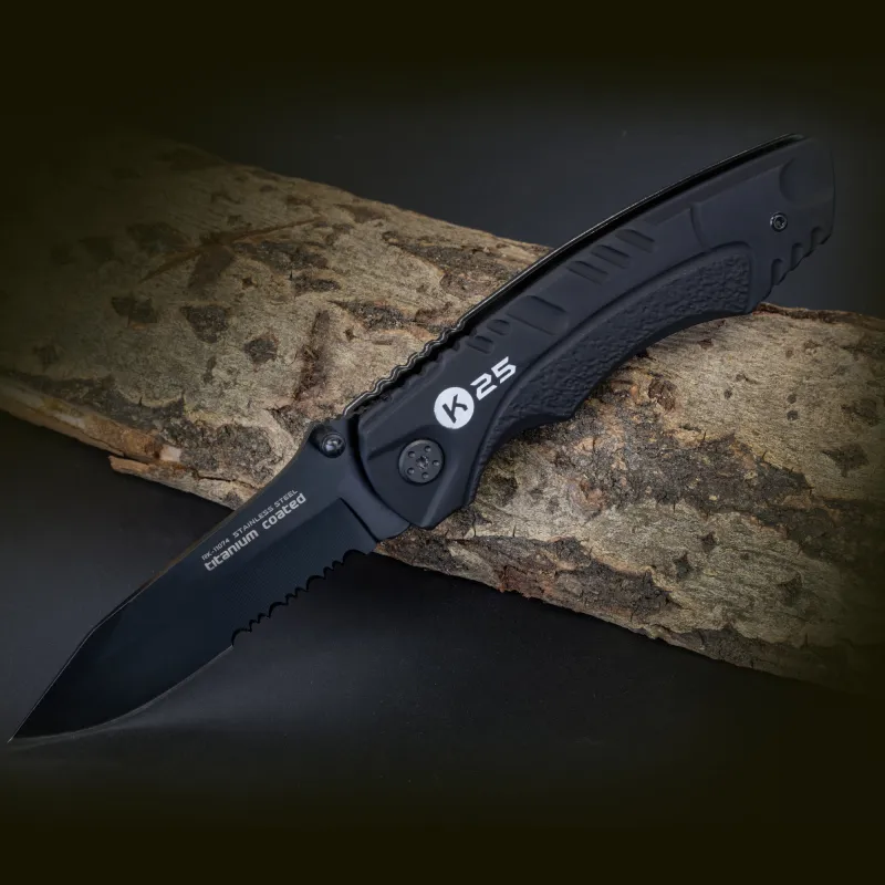 Albainox K25 Black Coated Klappmesser