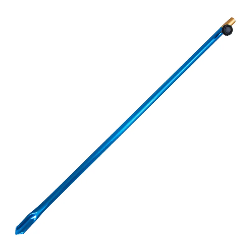 Angel Domäne Alu Bankstick tele 54-94 cm, blau