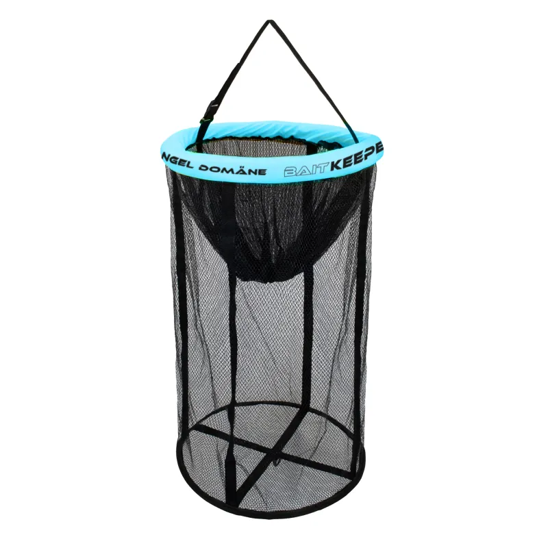 Angel Domäne Bait Keeper Setzkescher gummiert blau