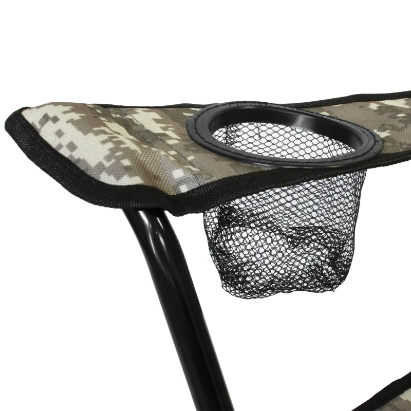 Angel Domäne Camou Fishing Chair mit Transporttasche