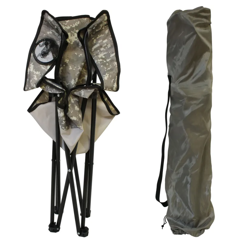 Angel Domäne Camou Fishing Chair mit Transporttasche