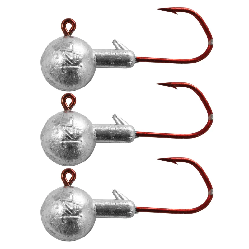 Angel Domäne Classic Rundkopf Jighead 3 Stück 14g Gr 1/0