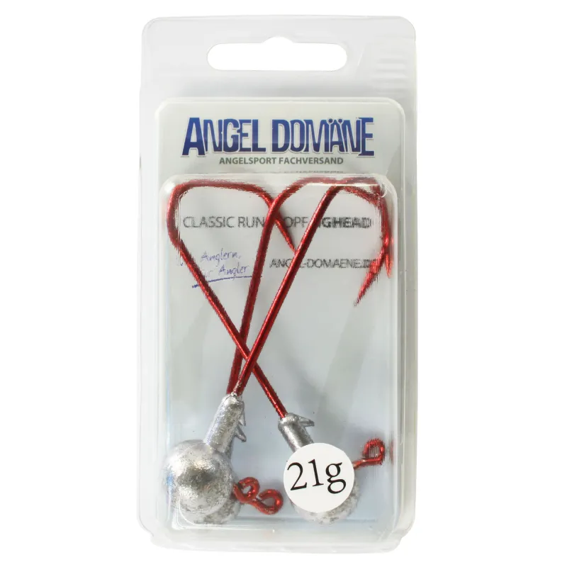 Angel Domäne Classic Rundkopf Jighead 3 Stück 21g Gr 6/0