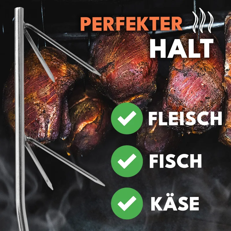 Angel Domäne Doppel V-Spitze Räucherhaken 10 Stück