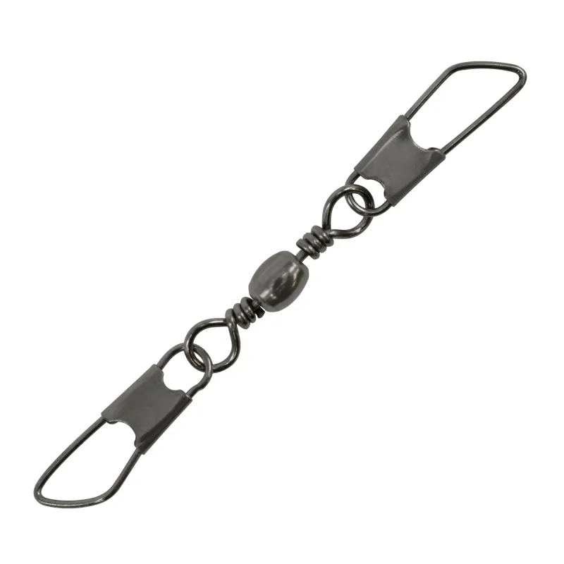 Angel Domäne Doppelwirbel mit Karabiner Gr.14 - TK7kg - 10Stück