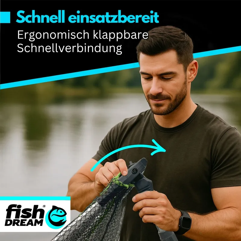 Angel Domäne Fishdream Unterfangkescher 60x50cm - 145-260cm