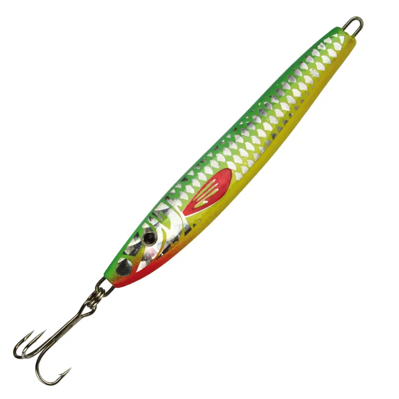 Angel Domäne Fjord Pilker grün/gelb 50g 10er Set