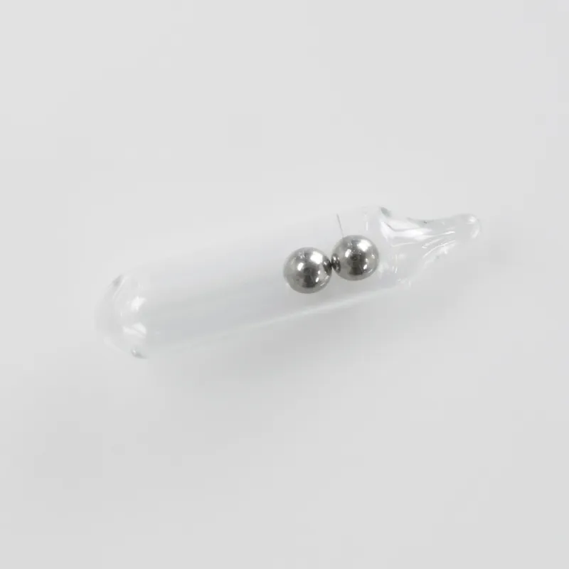 Angel Domäne Glasrasseln Rattlebeast 18x3mm 10 Stück 10Stück
