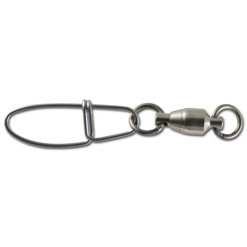 Angel Domäne Meereskugellagerwirbel mit Cross-Lock Snap Gr. 1 Gr.1 - TK30kg - 5Stück