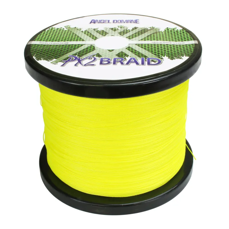 Angel Domäne PX2 Braid geflochtene Schnur 1m von der Großspule 0,15mm gelb 1m - 0,15mm - gelb - 9,45kg