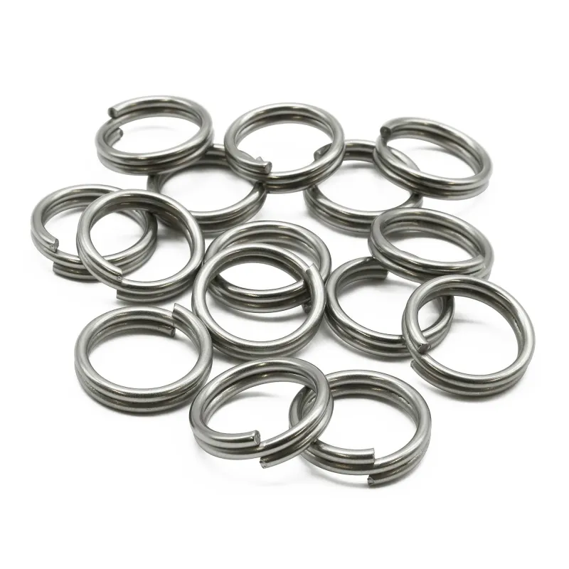 Angel Domäne Sprengringe Edelstahl 4mm 15Stück TK4,5kg - 4mm - 15Stück