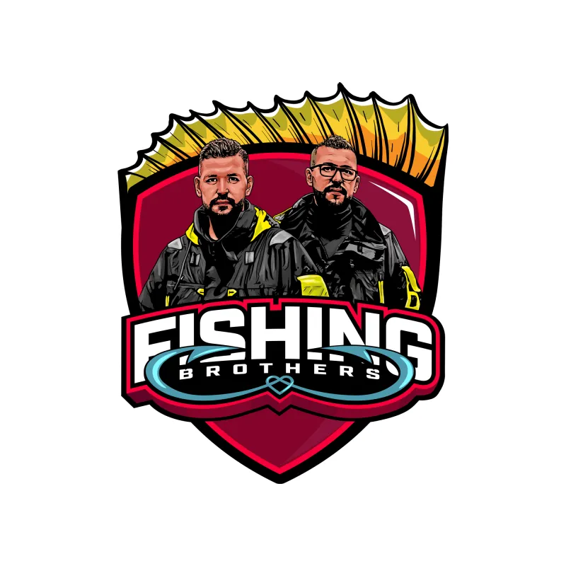 Aufkleber Fishing Brothers small - 66x80mm