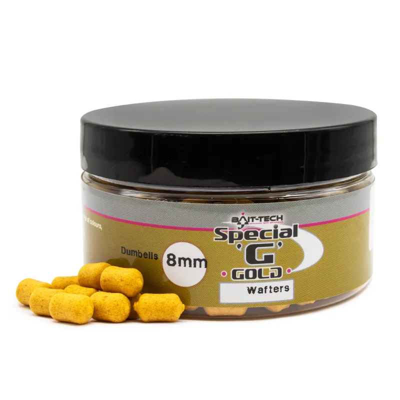 Bait Tech Special G Dumbells Wafters Gold - 6x10mm - (100ml)