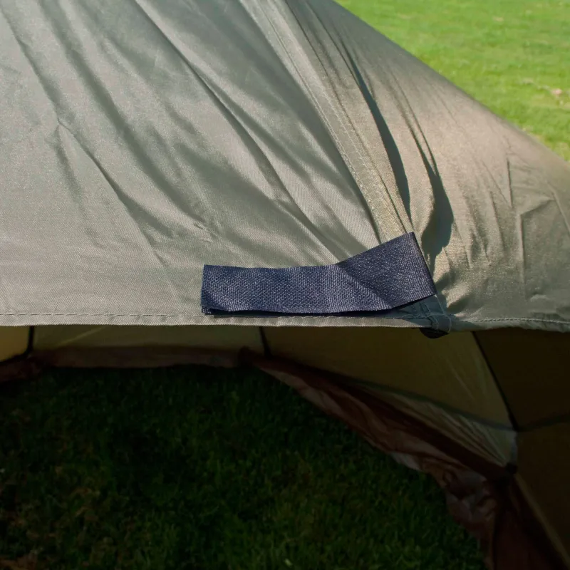 BAT-Tackle 60" Oval Squat Brolly inklusive Türstangen und Storm Caps