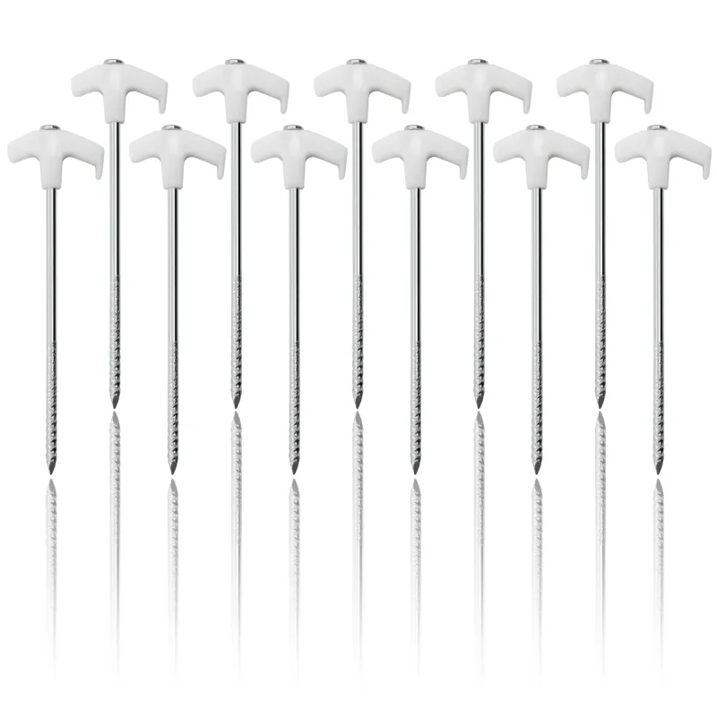 BAT-Tackle Bivy Peg Set Luminous 22,5cm 10 Stück in Tasche